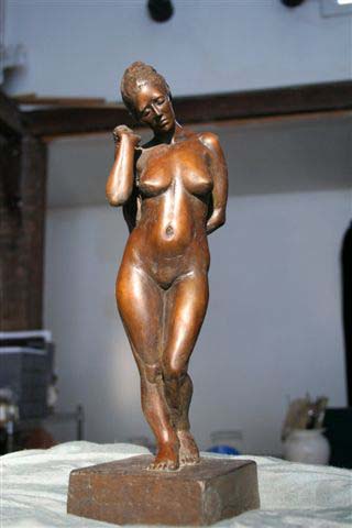 Heather, Standing Nude Figure, Bronze